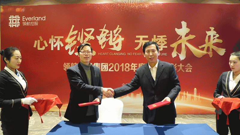 心怀铿锵 无悸未来——领航控股集团举行2018年度工作总结暨表彰大会